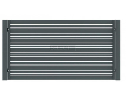 ОГРАЖДЕНИЯ - ЗАБОРЫ SELECT - Металлические секции серии DECO LINE, размер 1500х1000 мм